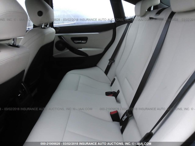 WBA4F7C33HG789128 - 2017 BMW 430I GRAN COUPE BLUE photo 8