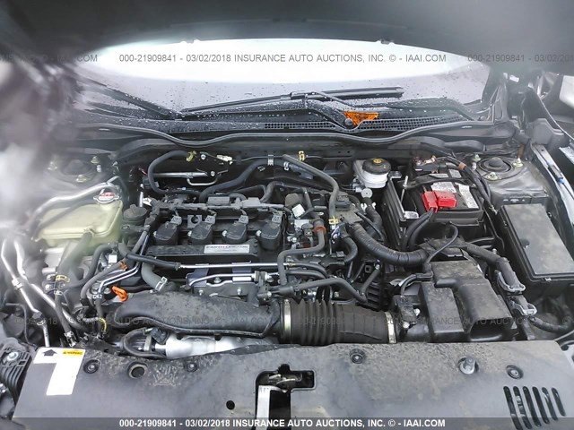 SHHFK7H70HU410016 - 2017 HONDA CIVIC EXL GRAY photo 10