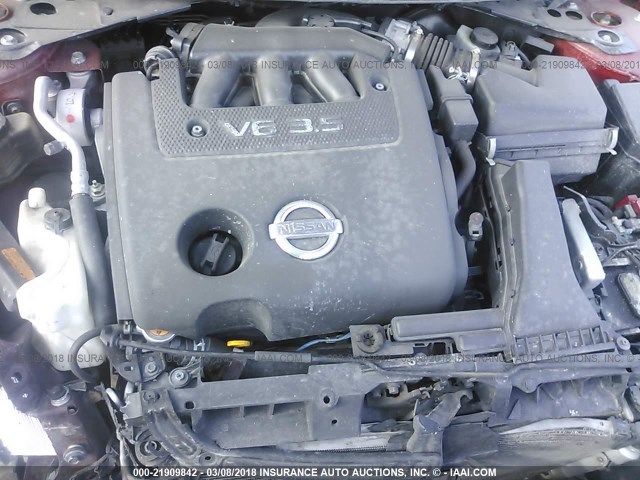 1N4BL2AP6AC195261 - 2010 NISSAN ALTIMA SR RED photo 10