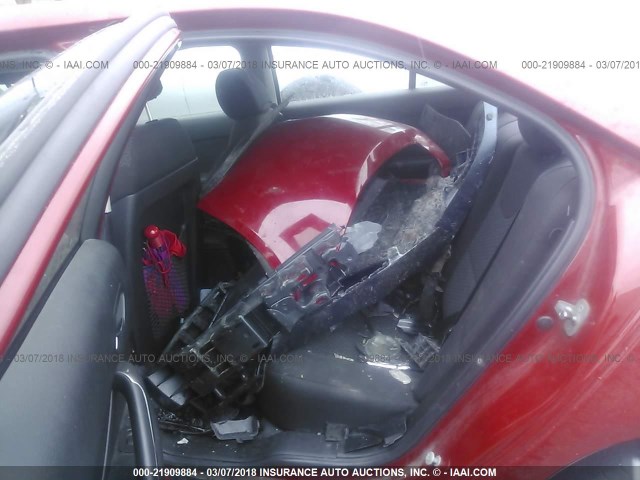 1G2ZF58B974228238 - 2007 PONTIAC G6 VALUE LEADER/BASE RED photo 8