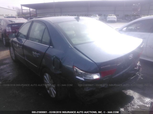 5NPEU46C29H404579 - 2009 HYUNDAI SONATA SE/LIMITED GRAY photo 3