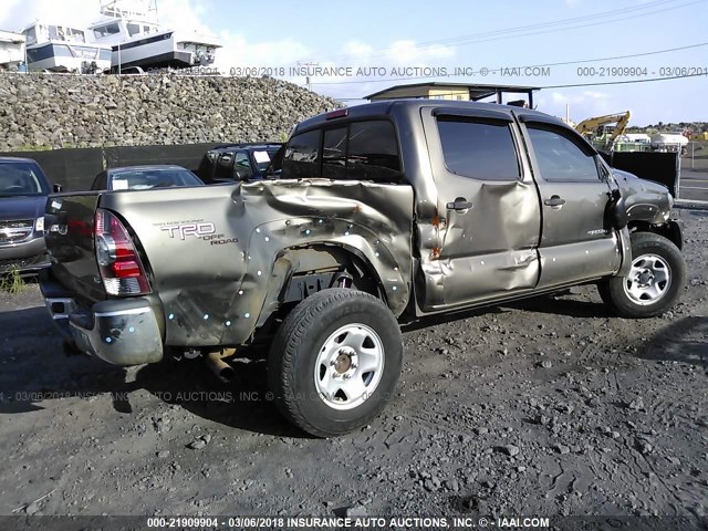 3TMLU4EN8BM058113 - 2011 TOYOTA TACOMA DOUBLE CAB ყავისფერი ფოტო 4