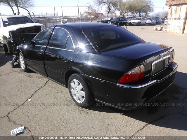 1LNHM86S74Y650106 - 2004 LINCOLN LS 黑色 照片 3
