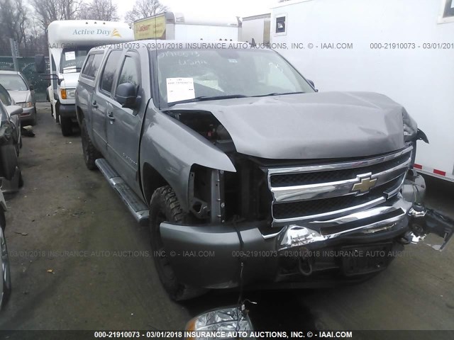 3GCEK23319G153335 - 2009 CHEVROLET SILVERADO K1500 LT GRAY photo 1