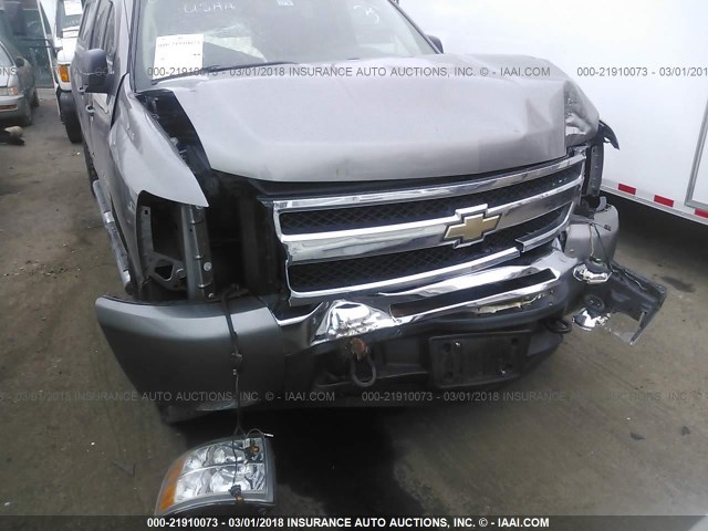 3GCEK23319G153335 - 2009 CHEVROLET SILVERADO K1500 LT GRAY photo 6