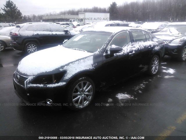 JTHCE1BL5D5017525 - 2013 LEXUS GS 350 BLACK photo 2