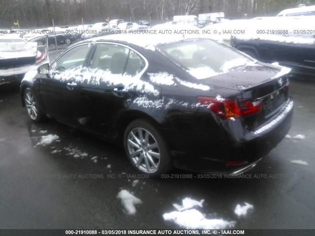 JTHCE1BL5D5017525 - 2013 LEXUS GS 350 BLACK photo 3