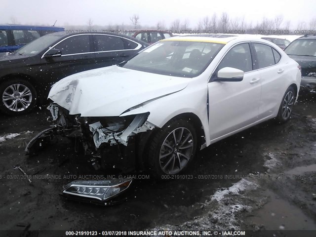 19UUB3F53HA002400 - 2017 ACURA TLX TECH WHITE photo 2