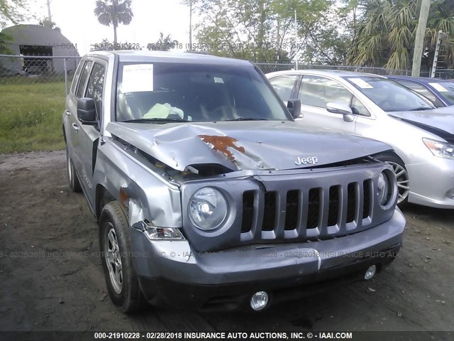 1C4NJPBA6FD110313 - 2015 JEEP PATRIOT SPORT SILVER photo 6