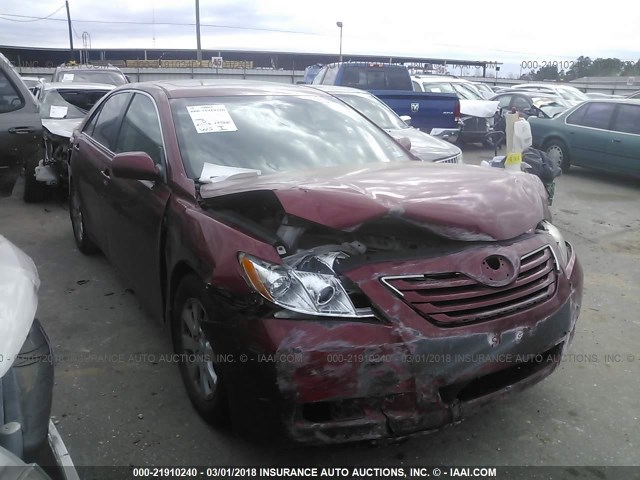 4T1BK46K17U022025 - 2007 TOYOTA CAMRY NEW GENERAT LE/XLE/SE RED photo 1