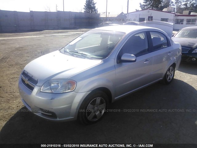 KL1TD5DE3BB137937 - 2011 CHEVROLET AVEO LS/LT 银色 照片 2