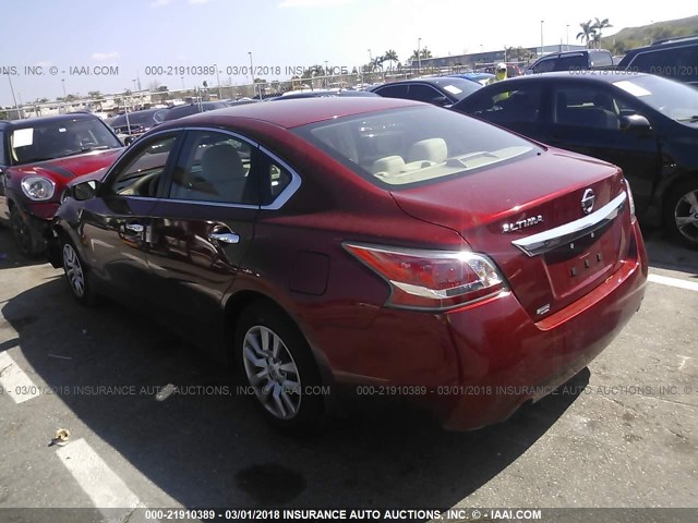 1N4AL3AP8FC191902 - 2015 NISSAN ALTIMA 2.5/S/SV/SL RED photo 3