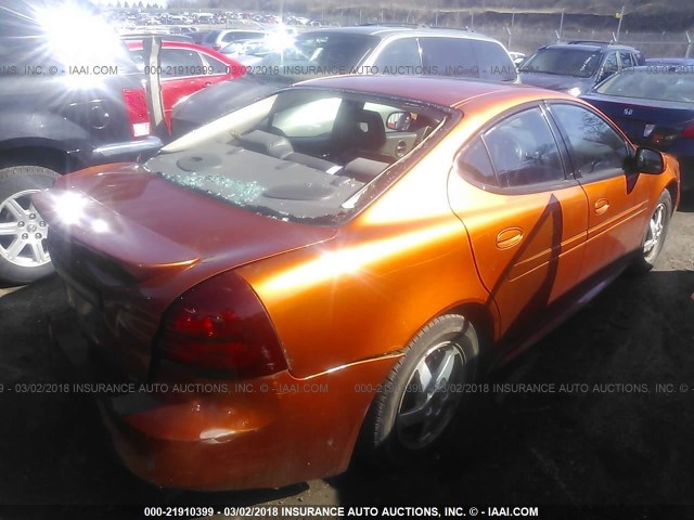 2G2WS522641159894 - 2004 PONTIAC GRAND PRIX GT2 ORANGE photo 4