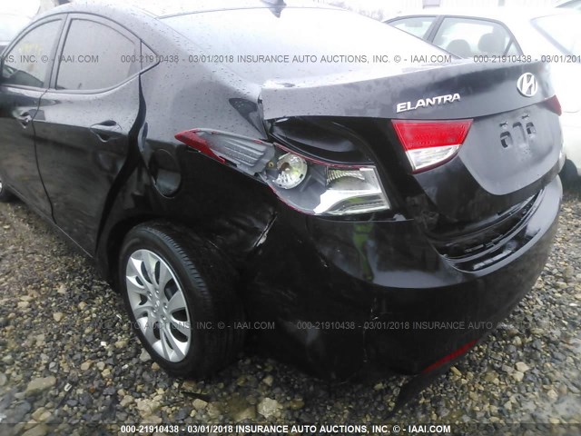 5NPDH4AE1BH049709 - 2011 HYUNDAI ELANTRA GLS/LIMITED BLACK photo 6