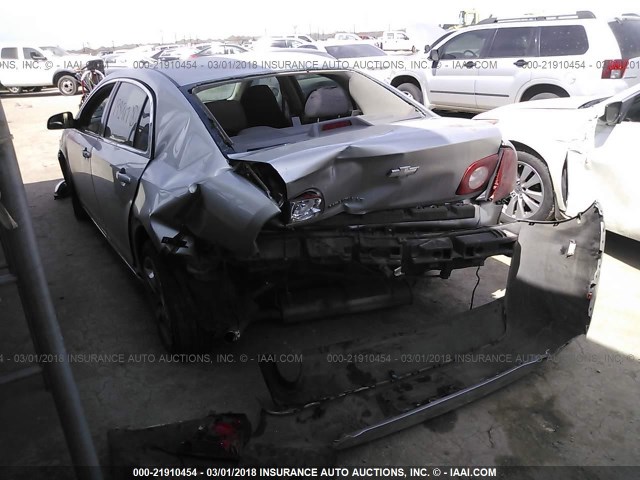 1G1ZC5EB2AF198917 - 2010 CHEVROLET MALIBU 1LT 灰色 照片 3