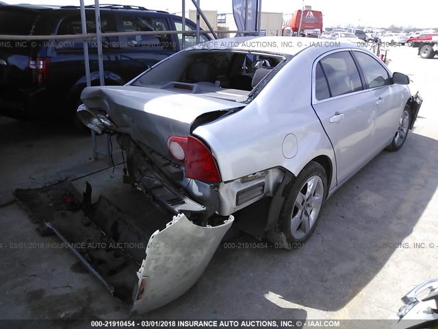 1G1ZC5EB2AF198917 - 2010 CHEVROLET MALIBU 1LT 灰色 照片 4