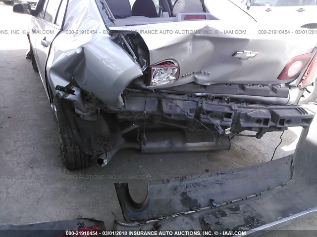 1G1ZC5EB2AF198917 - 2010 CHEVROLET MALIBU 1LT 灰色 照片 6