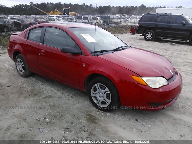 1G8AW12F33Z194365 - 2003 SATURN ION LEVEL 3 RED photo 1