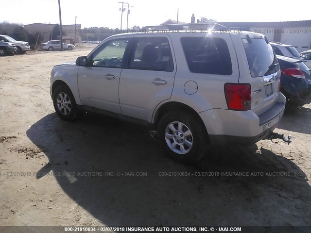 4F2CZ02Z28KM27193 - 2008 MAZDA TRIBUTE I CREAM photo 3