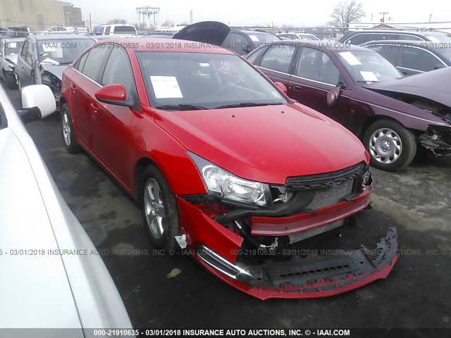 1G1PE5SB2G7162640 - 2016 CHEVROLET CRUZE LIMITED LT RED photo 1