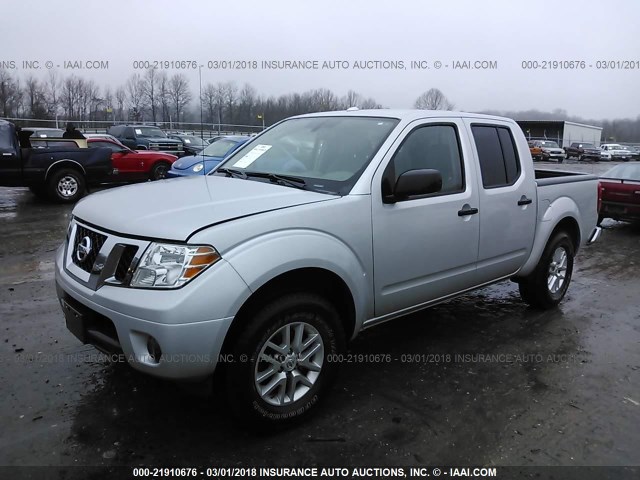 1N6AD0ER2FN748533 - 2015 NISSAN FRONTIER S/SV/SL/PRO-4X SILVER photo 2