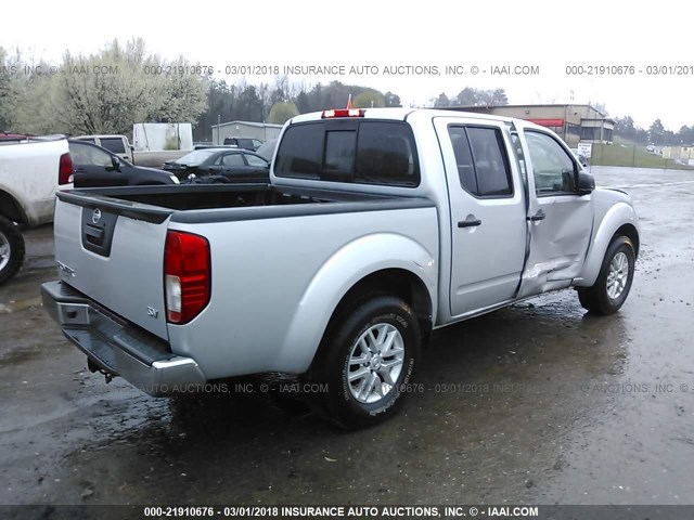 1N6AD0ER2FN748533 - 2015 NISSAN FRONTIER S/SV/SL/PRO-4X SILVER photo 4