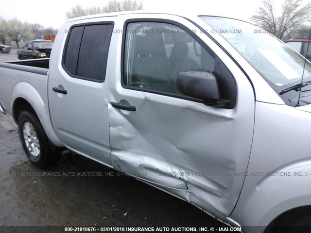 1N6AD0ER2FN748533 - 2015 NISSAN FRONTIER S/SV/SL/PRO-4X SILVER photo 6