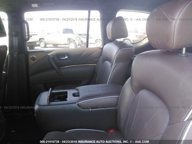 JN8AZ2NE0F9087482 - 2015 INFINITI QX80 BLACK photo 8