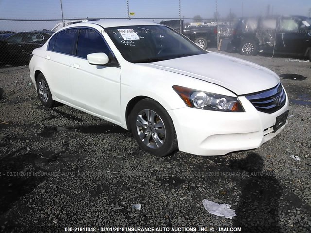 1HGCP2F66CA156690 - 2012 HONDA ACCORD SE WHITE photo 1