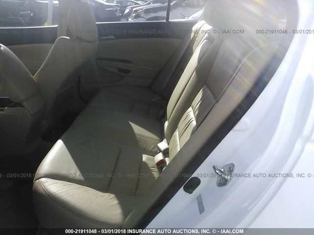 1HGCP2F66CA156690 - 2012 HONDA ACCORD SE WHITE photo 8