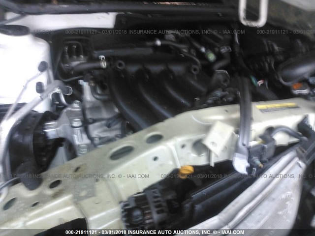 3N1CE2CP5FL380504 - 2015 NISSAN VERSA NOTE S/S PLUS/SV/SL/SR WHITE photo 10