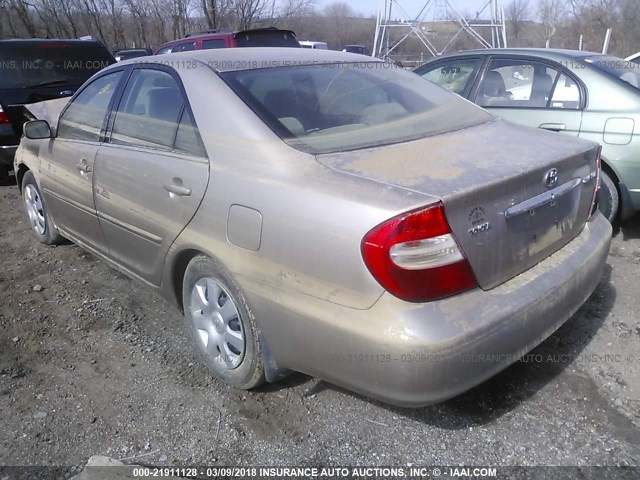 4T1BE32K44U285578 - 2004 TOYOTA CAMRY LE/XLE/SE TAN photo 3