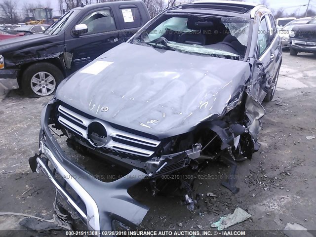 WDC0G4KB4HV007785 - 2017 MERCEDES-BENZ GLC 300 4MATIC GRAY photo 6