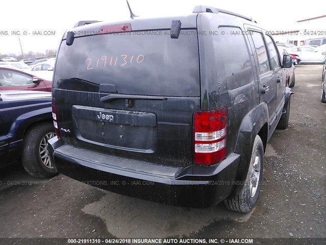 1J4PN2GK5BW542367 - 2011 JEEP LIBERTY SPORT 黑色 照片 4