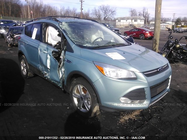 1FMCU9GX7DUC90482 - 2013 FORD ESCAPE SE GREEN photo 1