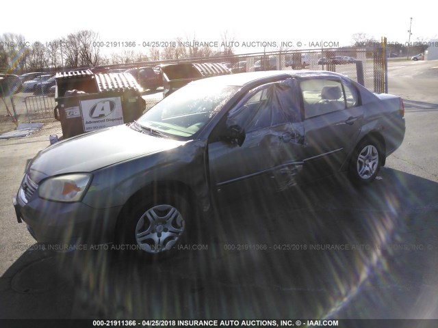 1G1ZS51F16F257488 - 2006 CHEVROLET MALIBU LS 灰色 照片 2