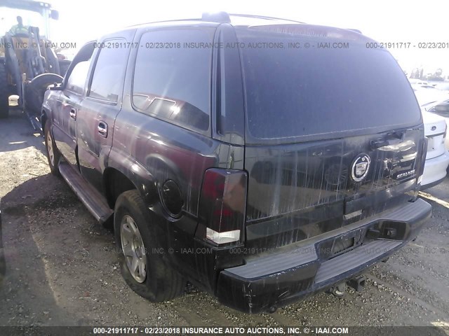1GYEK63N42R330436 - 2002 CADILLAC ESCALADE LUXURY 黑色 照片 3