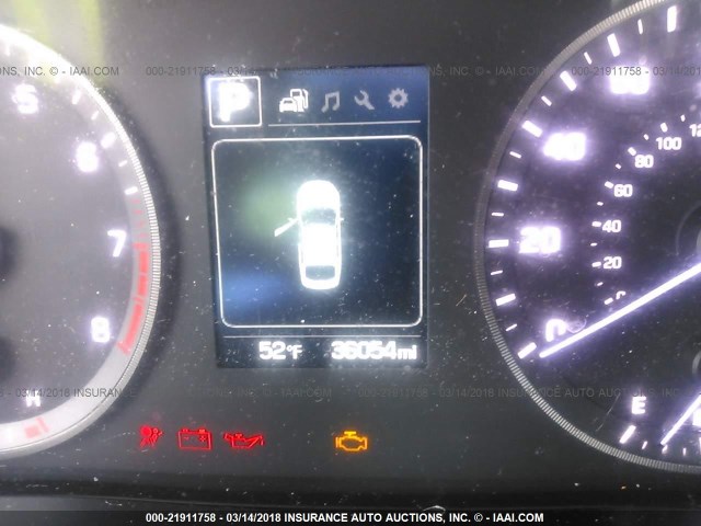 5NPE24AF0GH433468 - 2016 HYUNDAI SONATA SE RED photo 7