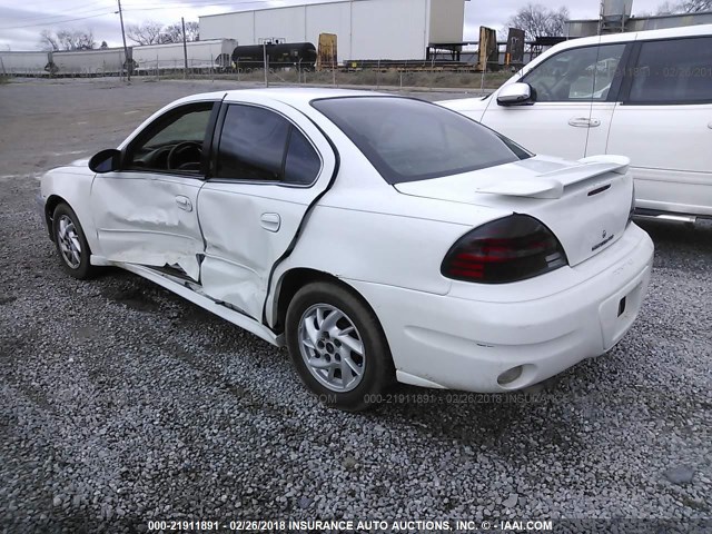 1G2NF52EX3C328494 - 2003 PONTIAC GRAND AM SE1 WHITE photo 3