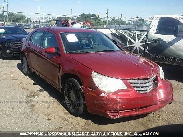 1C3LC56KX7N547448 - 2007 CHRYSLER SEBRING TOURING RED photo 1