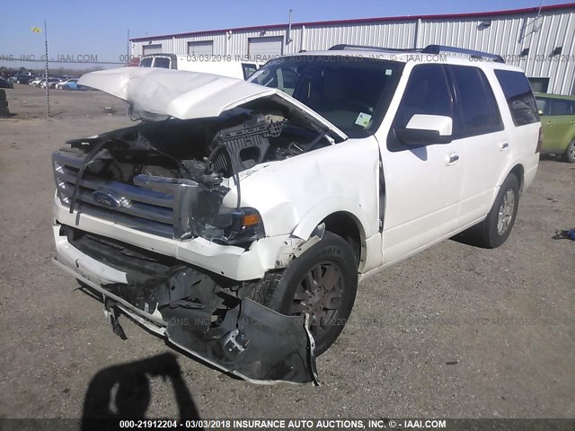 1FMJU1K52CEF12689 - 2012 FORD EXPEDITION LIMITED WHITE photo 2