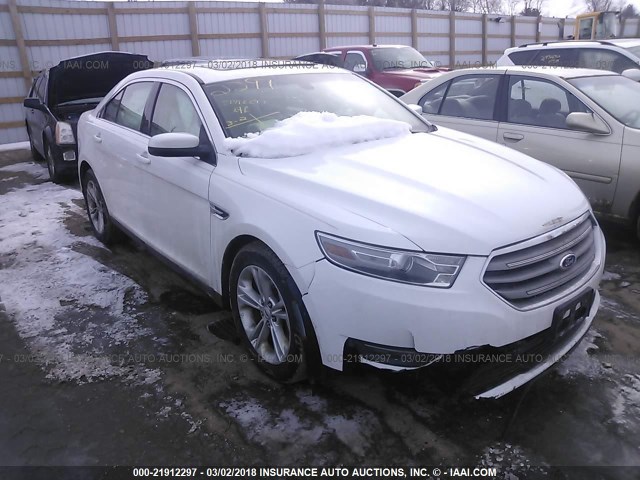 1FAHP2H81DG105640 - 2013 FORD TAURUS SEL WHITE photo 1