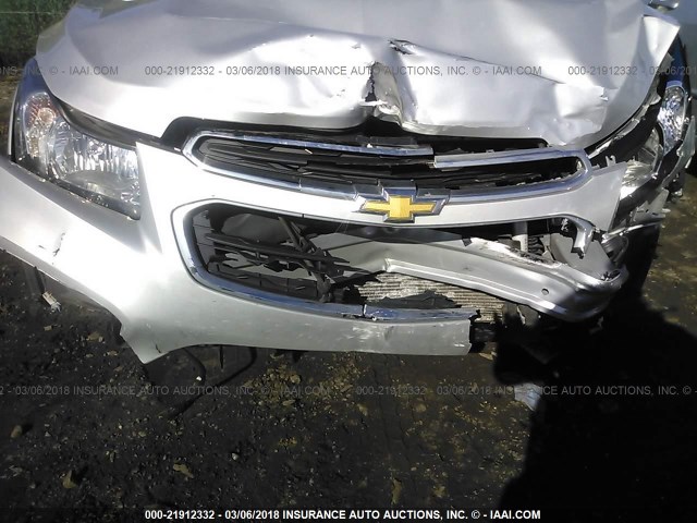 1G1PC5SB3F7251752 - 2015 CHEVROLET CRUZE LT SILVER photo 6