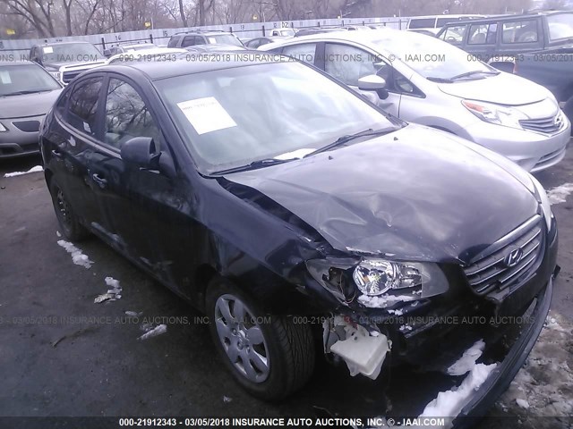 KMHDU46D37U153929 - 2007 HYUNDAI ELANTRA GLS/SE/LIMITED BROWN photo 1