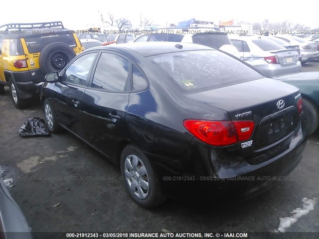 KMHDU46D37U153929 - 2007 HYUNDAI ELANTRA GLS/SE/LIMITED BROWN photo 3