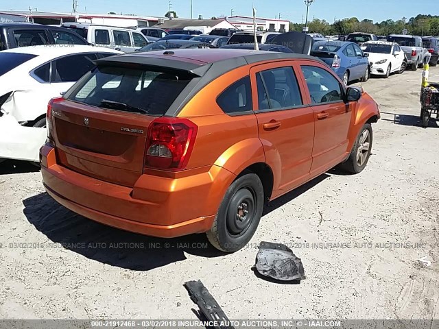 1B3CB3HA8BD242473 - 2011 DODGE CALIBER MAINSTREET ORANGE photo 4