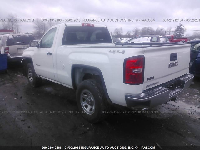 1GTN2TEH5FZ378402 - 2015 GMC SIERRA K1500 WHITE photo 3