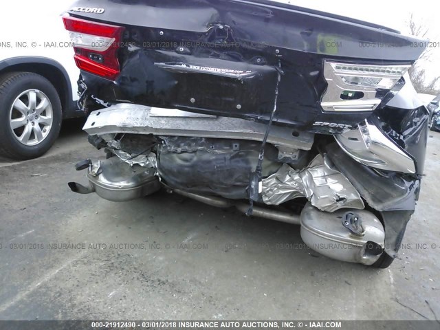 1HGCV1F3XJA036474 - 2018 HONDA ACCORD SPORT 黑色 照片 6