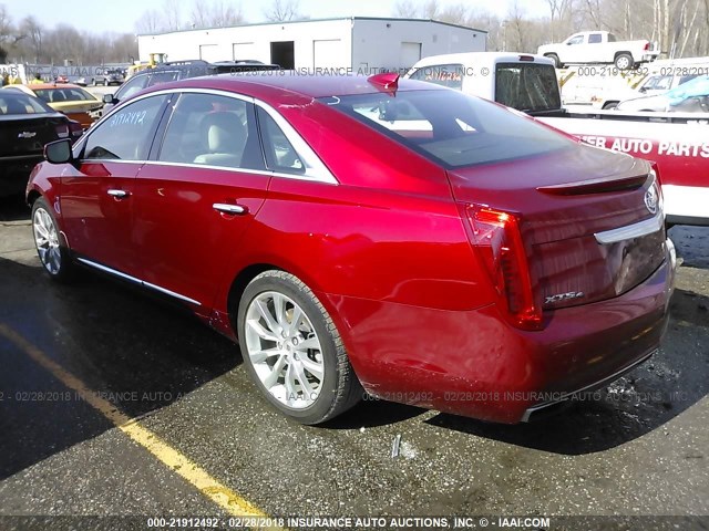 2G61N5S37F9124164 - 2015 CADILLAC XTS LUXURY COLLECTION RED photo 3