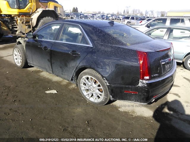 1G6DL5E39C0113994 - 2012 CADILLAC CTS PERFORMANCE COLLECTION BLACK photo 3